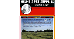 Desktop Screenshot of helmespetsupplies.co.uk